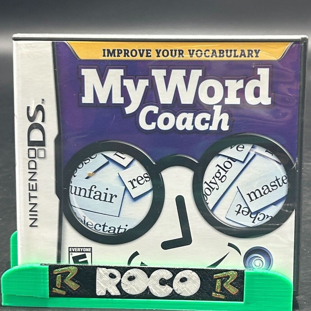 My Word Coach DS Ubisoft Vocabulary Game (Nintendo DS, 2007) Complete W/ Manual